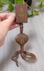 Vintage koperen cobra slang luciferhouder, Antiek en Kunst, Ophalen of Verzenden