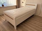 Senioren bed, elektrisch vestelbare bodem, incl. matras, Eenpersoons, Wit, Ophalen of Verzenden, Zo goed als nieuw