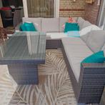 Loungeset compleet, Tuin en Terras, Tuinsets en Loungesets, Ophalen, Zo goed als nieuw, Loungeset, Wicker