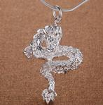Draak 925 sterling zilveren kettinghanger, Sieraden, Tassen en Uiterlijk, Kettinghangers, Nieuw, Ophalen of Verzenden, Zilver