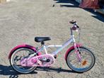 B'twin meisjesfiets 16 inch zgan, Fietsen en Brommers, Fietsen | Meisjes, Ophalen, Zo goed als nieuw, 16 inch