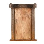 Antieke Indiase Poort/Deur met Houtsnijwerk, Ophalen of Verzenden