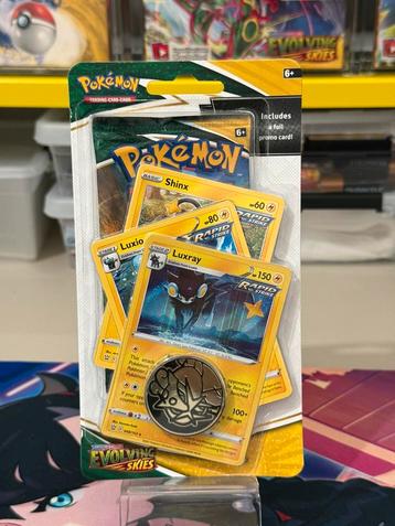 Evolving Skies - Premium Checklane Blister Luxray Pokemon beschikbaar voor biedingen