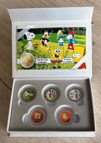 setje vijf 2 Euro munten Sponge Bob, Snoopy, Mickey Mouse, Verzenden, Overige landen, Overige waardes, Setje