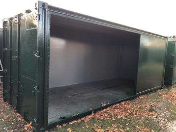 Schuilcontainer beschikbaar voor biedingen