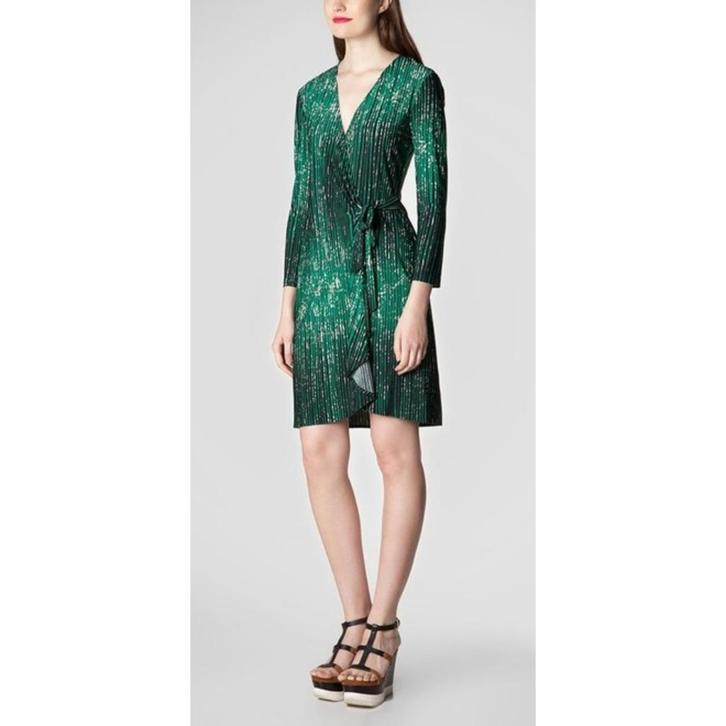 BCBG Maxazria wikkel jurk maat small NIEUW origineel, Kleding | Dames, Jurken, Zo goed als nieuw, Maat 36 (S), Groen, Knielengte