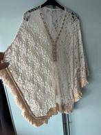 Isla Ibiza style tuniek beige ecru Festival Kant, Kleding | Dames, Ophalen of Verzenden, Zo goed als nieuw, Maat 38/40 (M), Beige