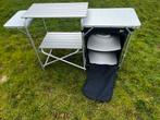 Aluminium Campingkast met Opbergzak, Caravans en Kamperen, Ophalen, Zo goed als nieuw, Campingkast