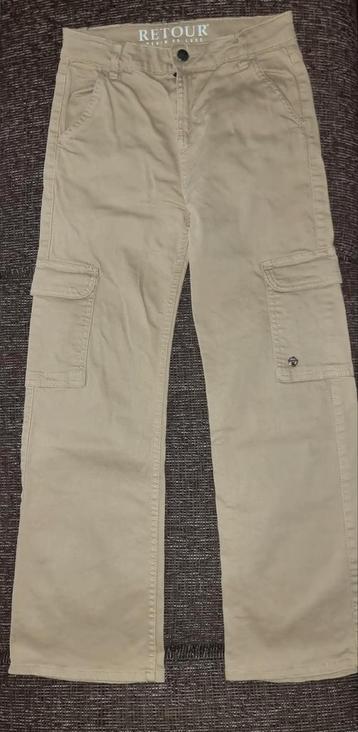 Mooie zandkleurige jeans mt. 152 van Retour beschikbaar voor biedingen