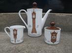 Koffiepot, melkkannetje & suikerpot Klokken servies Nutroma, Ophalen of Verzenden