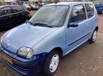 Fiat Seicento 1.1 2002 Blauw, Voorwielaandrijving, Blauw, Origineel Nederlands, 400 kg