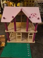 Roze houten poppenhuis, Gebruikt, Ophalen