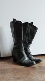 Groene cowboy boots, Hoge laarzen, Ophalen of Verzenden, Gedragen, Groen