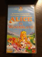 Alice In Wonderland VHS videoband, Alle leeftijden, Verzenden, Gebruikt, Tekenfilms en Animatie