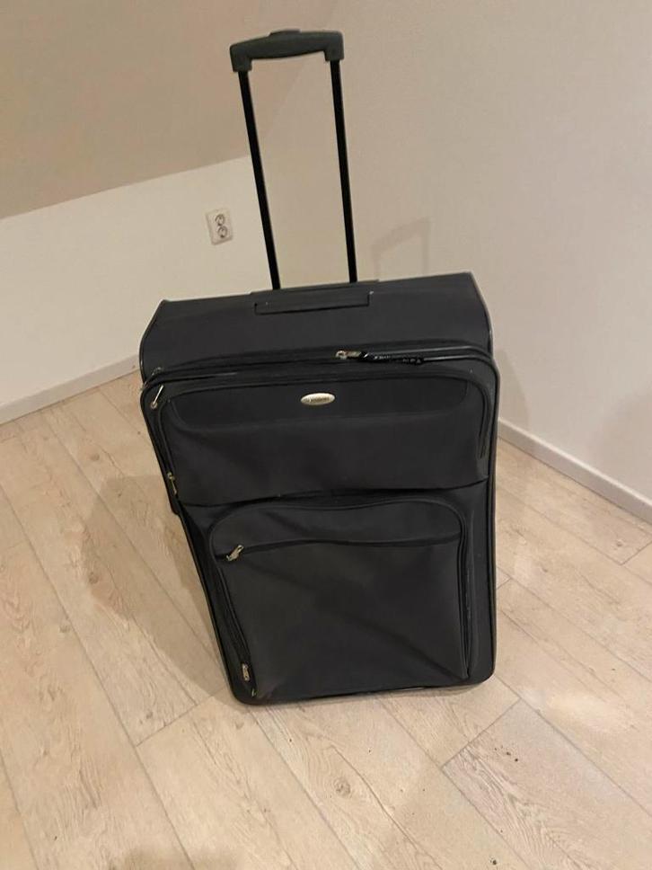 Samsonite Grote Koffer - Zwart, Sieraden, Tassen en Uiterlijk, Koffers, Gebruikt, Zacht kunststof, 70 cm of meer, 45 tot 55 cm