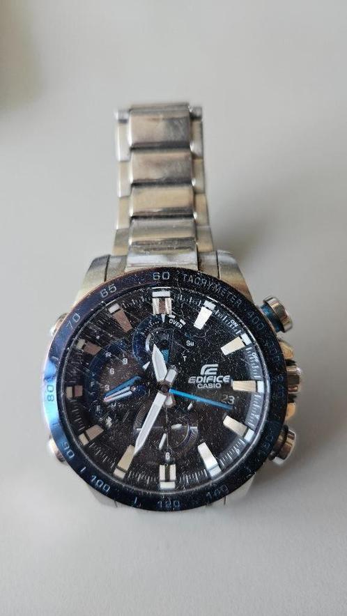 Casio horloge Edifice, Sieraden, Tassen en Uiterlijk, Horloges | Heren, Gebruikt, Polshorloge, Casio, Staal, Staal, Ophalen of Verzenden