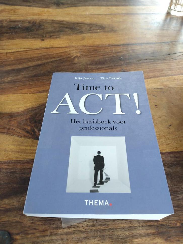 Gijs Jansen - Time to ACT!, Boeken, Psychologie, Zo goed als nieuw, Ophalen of Verzenden