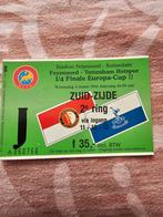 Kaartje feyenoord-tottenham hotspurs 04-03-1992, Ophalen of Verzenden, Feyenoord, Poster, Plaatje of Sticker