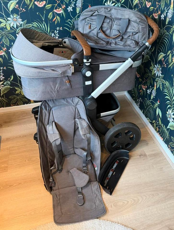 Joolz Day 2 Studio Grijs met verzorgingstas., Kinderen en Baby's, Kinderwagens en Combinaties, Zo goed als nieuw, Overige merken
