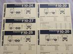 5x Great Britain Volvo F10 vrachtwagen specificaties sheets, Boeken, Auto's | Folders en Tijdschriften, Ophalen of Verzenden, Zo goed als nieuw