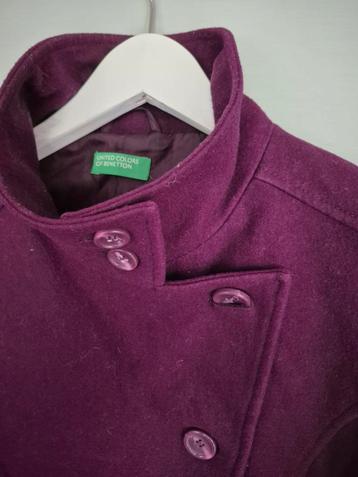 Benetton wollen tussenjas maat 38 / 40 M beschikbaar voor biedingen