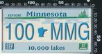 Sticker: Nummerbord - Minnesota, Ophalen of Verzenden, Zo goed als nieuw, Auto of Motor