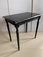 Vintage brocante sidetable, zwart, 60x40x56cm, Ophalen