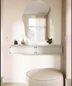 Beige zwevende kaptafel, Huis en Inrichting, Tafels | Kaptafels, Ophalen of Verzenden, Nieuw, 50 tot 100 cm, Minder dan 100 cm