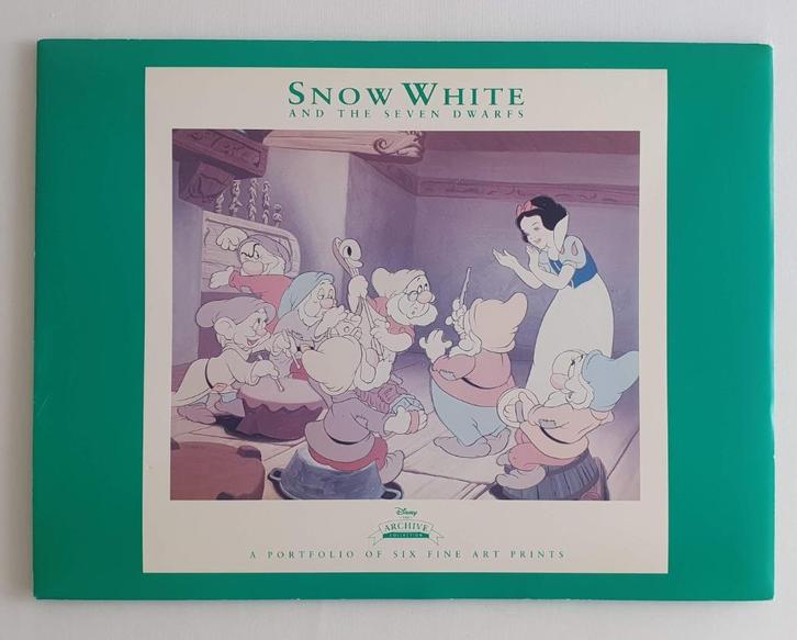 Sneeuwwitje en de Zeven Dwergen prenten, Verzamelen, Disney, Gebruikt, Plaatje of Poster, Sneeuwwitje of Doornroosje, Ophalen of Verzenden