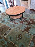 MANGOHOUT TAFEL 70 CM ROND 35 CM HOOG, Ophalen, 50 tot 100 cm, Rond, 50 tot 100 cm