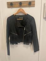 Biker Jacket Fringe zwart maat S, Ophalen of Verzenden, Zo goed als nieuw, Maat 36 (S), Zwart