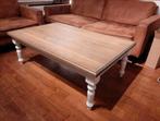 Hardhouten salontafel 130x80cm., Huis en Inrichting, Ophalen, Gebruikt, Rechthoekig