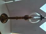Antiek, Huis en Inrichting, Lampen | Tafellampen, 50 tot 75 cm, Ophalen of Verzenden, Zo goed als nieuw, Antiek retro koper brocante