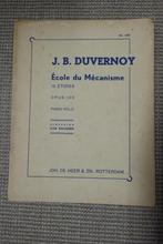 bladmuziek antiek; Duvernoy, École de Mécanisme, No. 1202, Muziek en Instrumenten, Bladmuziek, Piano, Gebruikt, Ophalen of Verzenden