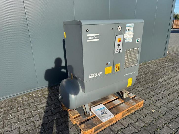 Atlas Copco GX5 FF Schroefcompressor, Zakelijke goederen, Machines en Bouw | Pompen en Compressoren, Ophalen