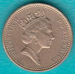 Engeland 1 Pound 1985 Elizabeth II, KM# 941 in munthouder, Postzegels en Munten, Munten | Europa | Niet-Euromunten, Ophalen of Verzenden