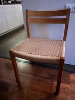 vintage design Vier Niels O Moller stoelen Model 401 Denmark, Huis en Inrichting, Stoelen, Ophalen, Gebruikt, Overige kleuren