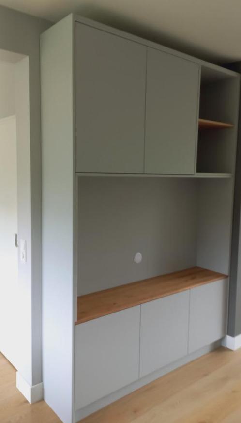 Cinewall, tv-meubel, stereomeubel kast wandmeubel op maat., Huis en Inrichting, Kasten | Televisiemeubels, Nieuw, Eikenhout, Grenenhout