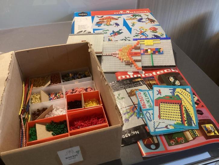 Vintage Ministeck Set, Hobby en Vrije tijd, Ministeck, Gebruikt, Box-set, Ophalen of Verzenden