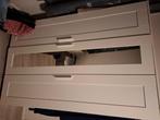 Brimnes Ikea kast Wit, Huis en Inrichting, Kasten | Kledingkasten, Ophalen, 100 tot 150 cm, Met hangruimte, Zo goed als nieuw