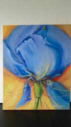 SCHILDERIJ LOTUS BLOEM 50x40cm Nieuw, Ophalen of Verzenden