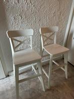 Kinder stoelen, massief hout, Huis en Inrichting, Barkrukken, 60 tot 90 cm, Ophalen of Verzenden, Zo goed als nieuw, Hout