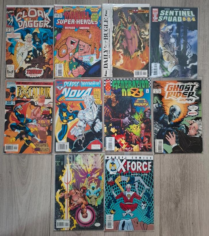 Marvel comics 10x cloack and dagger, Excalibur, Nova etc., Boeken, Strips | Comics, Gelezen, Eén comic, Amerika, Ophalen of Verzenden
