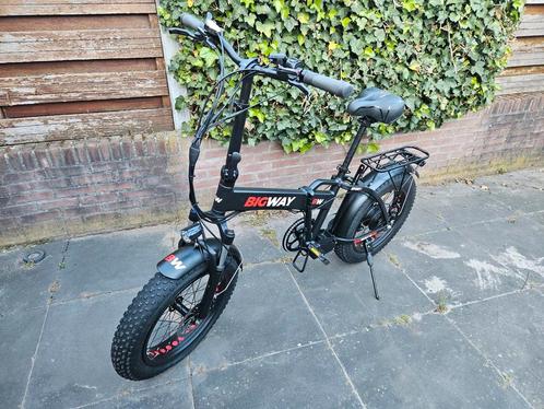 Bigway Elektrische Vouwfatbike, Fietsen en Brommers, Elektrische fietsen, Zo goed als nieuw, Overige merken, 50 km per accu of meer