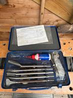 Gereedschapsset in blauwe koffer, Ophalen of Verzenden, Gebruikt