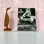 Pukeberg vintage glazen BRIEVENSTANDAARD houder MidCentury, Ophalen of Verzenden