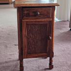 Eiken telefoonkastje, Huis en Inrichting, Kasten | Ladekasten, Ophalen, Minder dan 50 cm, Gebruikt, Ook te gebruiken als bijzettafeltje