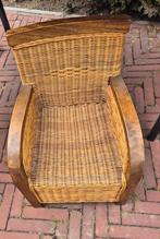 Rieten/teak kinderstoel, Kinderen en Baby's, Kinderkamer | Tafels en Stoelen, Ophalen, Zo goed als nieuw, Stoel(en)