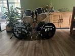 Drumstel (dubbele basse drumm), Muziek en Instrumenten, Drumstellen en Slagwerk, Ophalen, Gebruikt, Overige merken