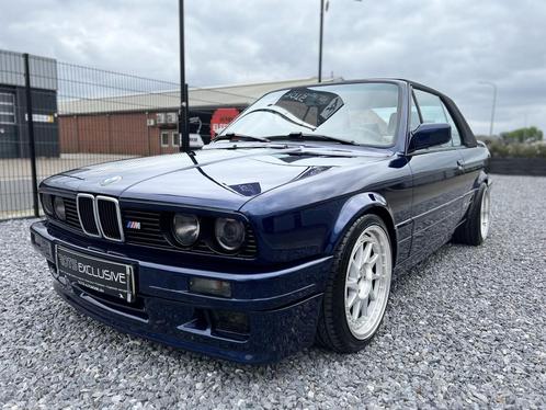 BMW Cabriolet 325i M-Tech 2 Edition e30 1991 Blauw Metallic, Auto's, BMW, Bedrijf, Te koop, 3-Serie, ABS, Centrale vergrendeling